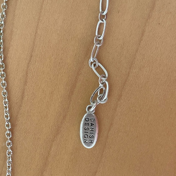 Pilgrim Statement Floral Necklace in Silver / Multi-Coloured with Crystal Leaves - Picture 6 of 7